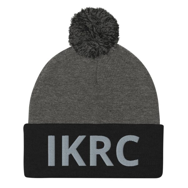 Pom Beanie - 3D Embroidered - Image 2