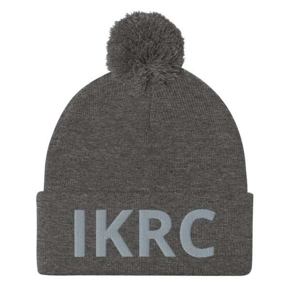 Pom Beanie - 3D Embroidered - Image 3