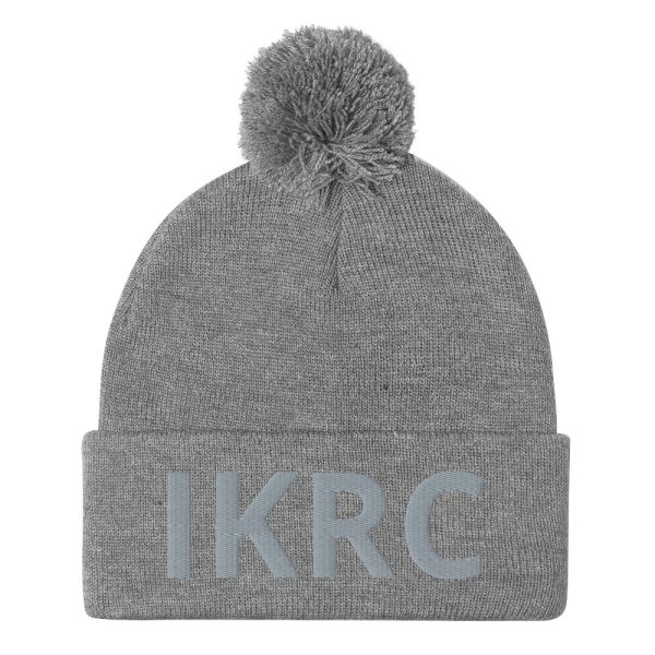 Pom Beanie - 3D Embroidered - Image 4
